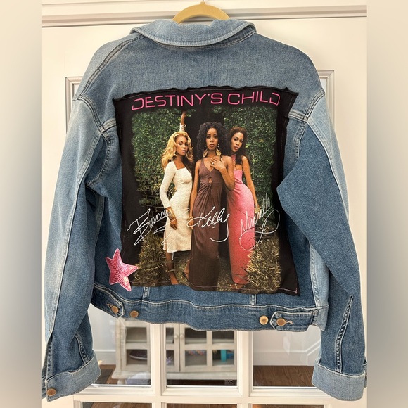 DL1961 jean jacket with Destiny’s Child patch size xs - Picture 4 of 5